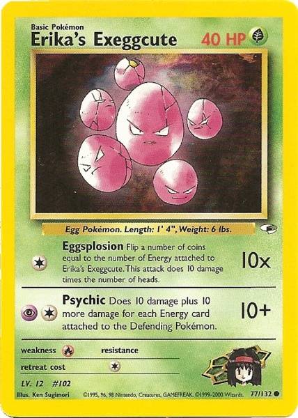 Erika's Exeggcute (77/132) [Gym Heroes Unlimited] - Card Brawlers | Quebec | Canada | Yu-Gi-Oh!