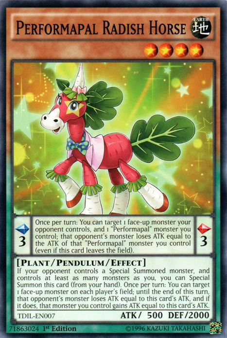 Performapal Radish Horse [TDIL-EN007] Common - Yu-Gi-Oh! - Card Brawlers | Quebec | Canada |