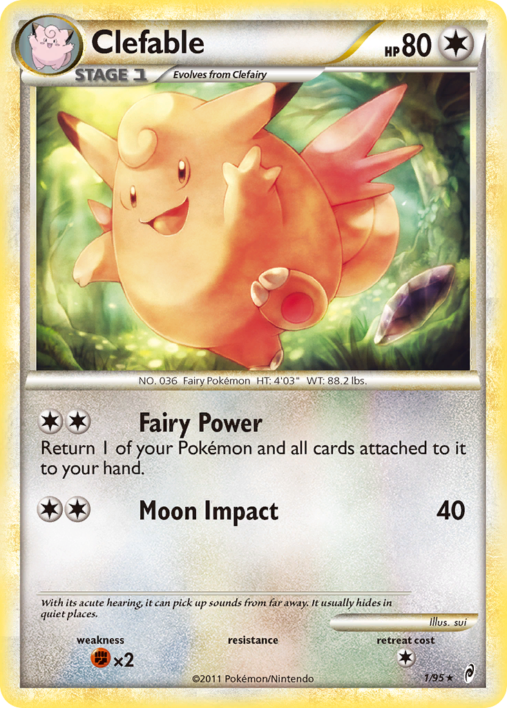 Clefable (1/95) [HeartGold & SoulSilver: Call of Legends] - Card Brawlers | Quebec | Canada | Yu-Gi-Oh!