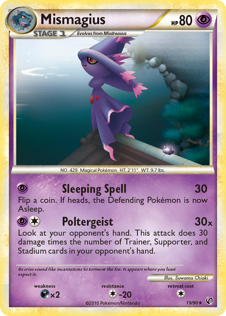 Mismagius (19/90) [HeartGold & SoulSilver: Undaunted] - Card Brawlers | Quebec | Canada | Yu-Gi-Oh!