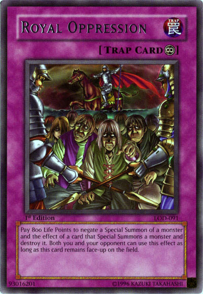 Royal Oppression [LOD-091] Rare - Yu-Gi-Oh! - Card Brawlers | Quebec | Canada |