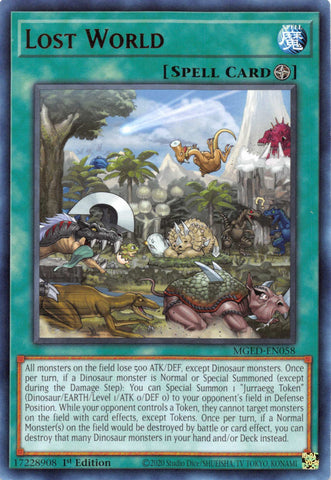 Lost World [MGED-EN058] Rare - Card Brawlers | Quebec | Canada | Yu-Gi-Oh!