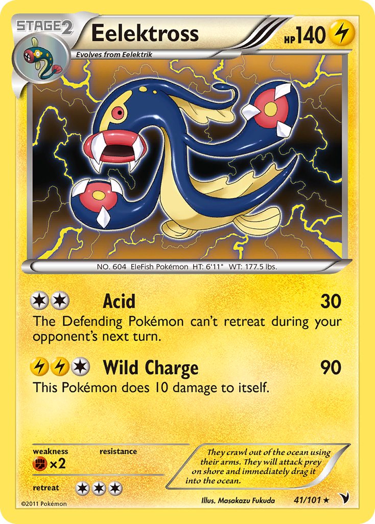 Eelektross (41/101) (Theme Deck Exclusive) [Black & White: Noble Victories] - Card Brawlers | Quebec | Canada | Yu-Gi-Oh!