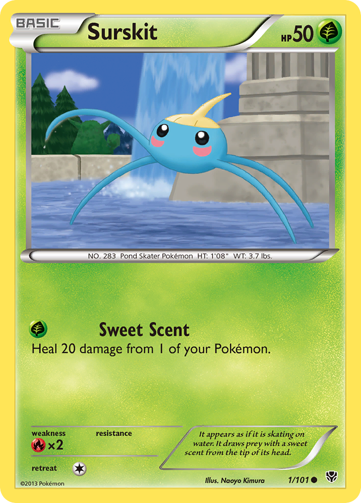 Surskit (1/101) [Black & White: Plasma Blast] - Card Brawlers | Quebec | Canada | Yu-Gi-Oh!