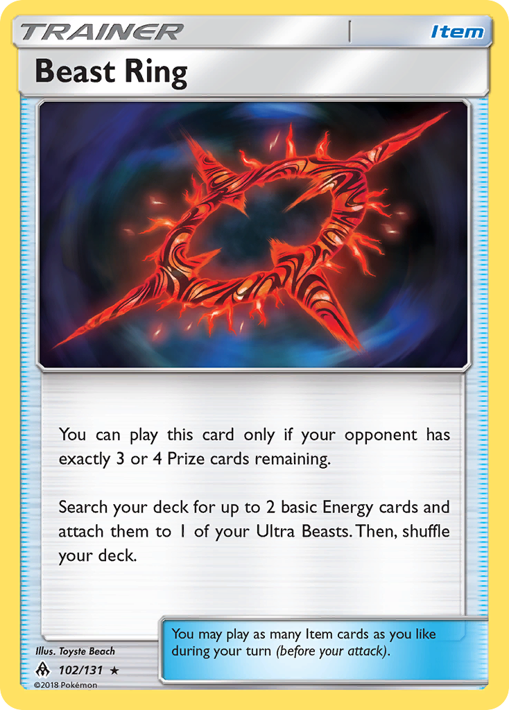 Beast Ring (102/131) [Sun & Moon: Forbidden Light] - Card Brawlers | Quebec | Canada | Yu-Gi-Oh!