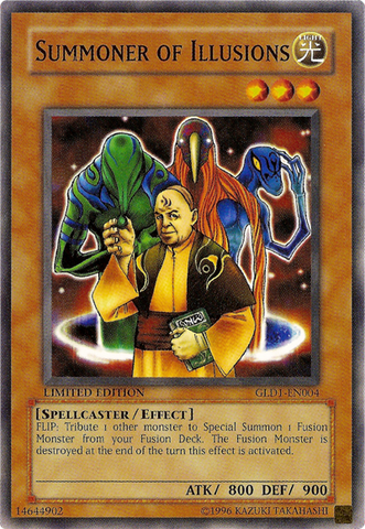 Summoner of Illusions [GLD1-EN004] Common - Card Brawlers | Quebec | Canada | Yu-Gi-Oh!