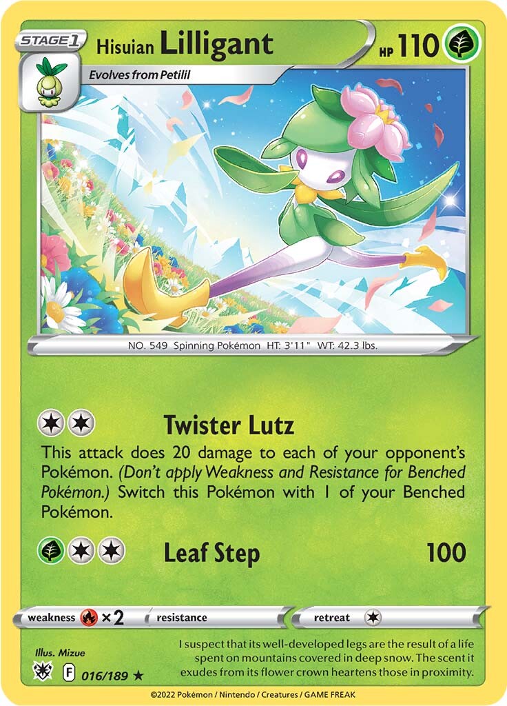 Hisuian Lilligant (016/189) [Sword & Shield: Astral Radiance] - Card Brawlers | Quebec | Canada | Yu-Gi-Oh!