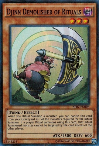 Djinn Demolisher of Rituals [AP07-EN006] Super Rare - Yu-Gi-Oh! - Card Brawlers | Quebec | Canada |