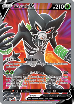 Zarude V (167/185) [Sword & Shield: Vivid Voltage] - Card Brawlers | Quebec | Canada | Yu-Gi-Oh!