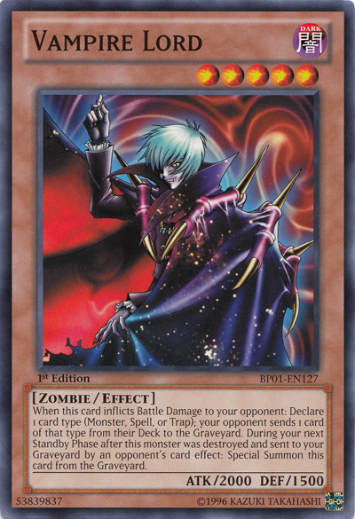 Vampire Lord [BP01-EN127] Common - Card Brawlers | Quebec | Canada | Yu-Gi-Oh!