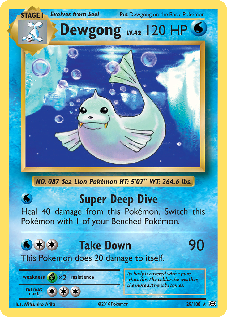 Dewgong (29/108) [XY: Evolutions] - Card Brawlers | Quebec | Canada | Yu-Gi-Oh!