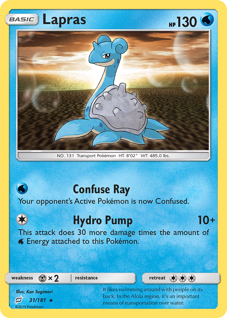 Lapras (31/181) [Sun & Moon: Team Up] - Card Brawlers | Quebec | Canada | Yu-Gi-Oh!