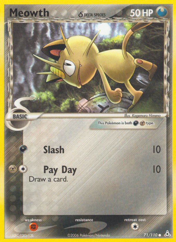 Meowth (71/110) (Delta Species) [EX: Holon Phantoms] - Card Brawlers | Quebec | Canada | Yu-Gi-Oh!
