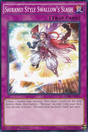 Shiranui Style Swallow's Slash [BOSH-EN075] Common - Yu-Gi-Oh! - Card Brawlers | Quebec | Canada |