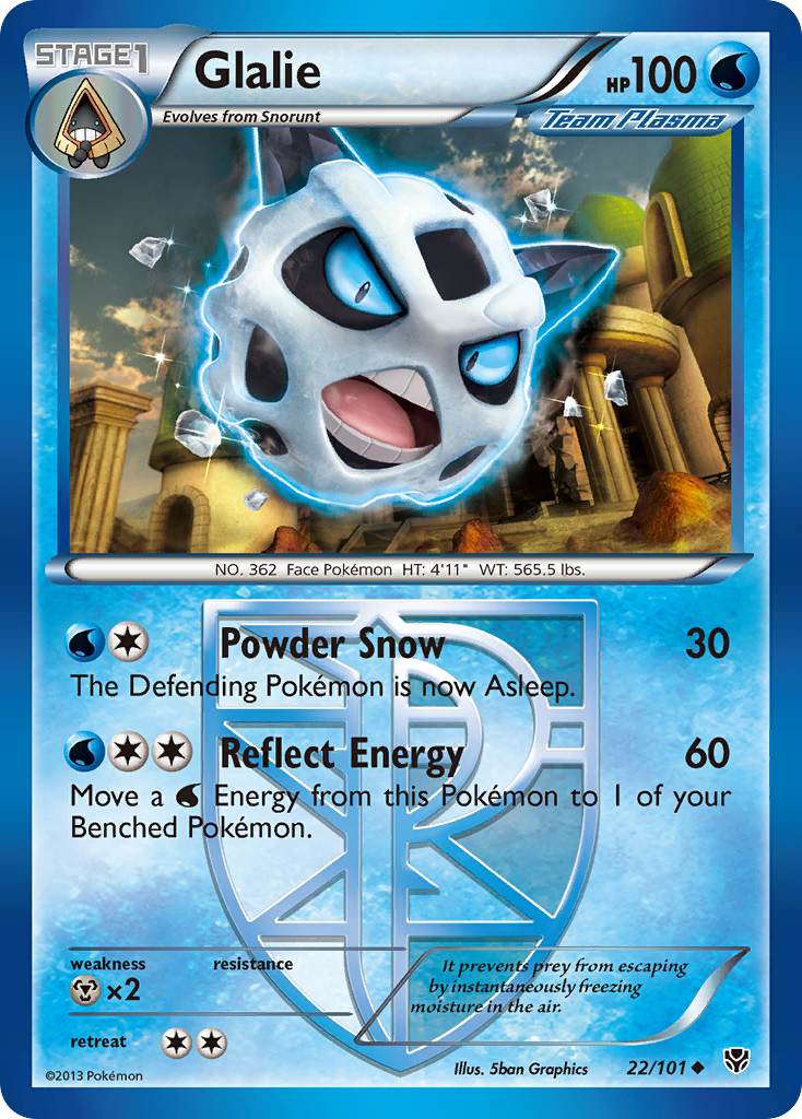 Glalie (22/101) [Black & White: Plasma Blast] - Card Brawlers | Quebec | Canada | Yu-Gi-Oh!