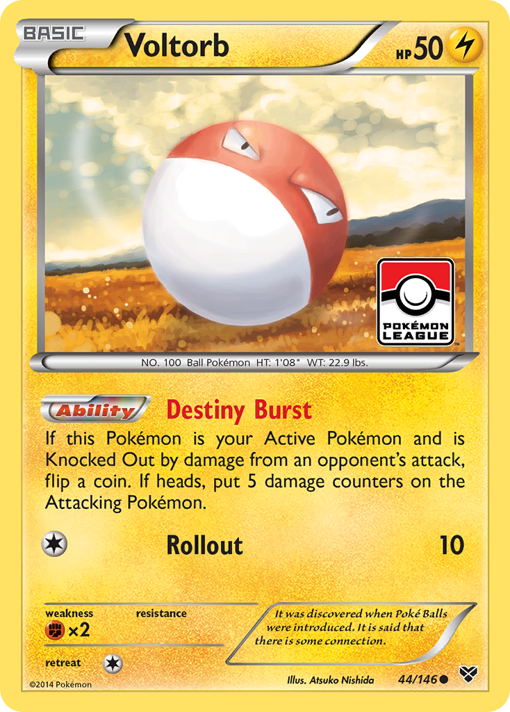 Voltorb (44/146) [XY: Base Set] - Card Brawlers | Quebec | Canada | Yu-Gi-Oh!