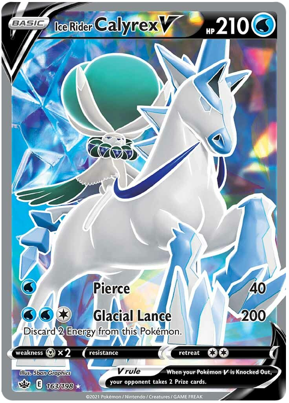 Ice Rider Calyrex V (163/198) [Sword & Shield: Chilling Reign] - Card Brawlers | Quebec | Canada | Yu-Gi-Oh!