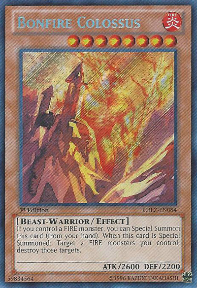 Bonfire Colossus [CBLZ-EN084] Secret Rare - Card Brawlers | Quebec | Canada | Yu-Gi-Oh!