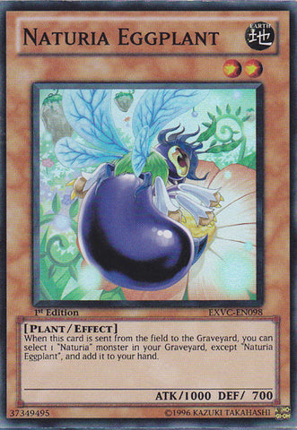 Naturia Eggplant [EXVC-EN098] Super Rare - Card Brawlers | Quebec | Canada | Yu-Gi-Oh!