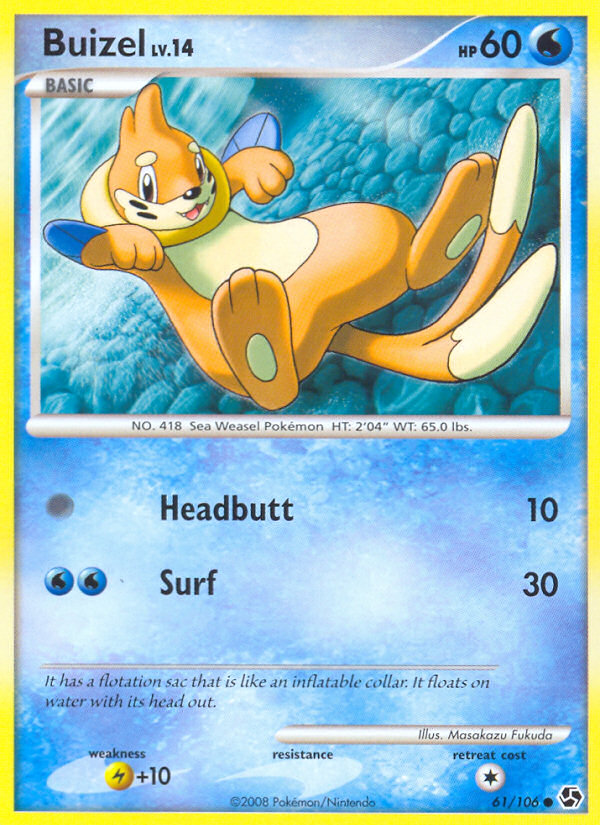 Buizel (61/106) [Diamond & Pearl: Great Encounters] - Card Brawlers | Quebec | Canada | Yu-Gi-Oh!