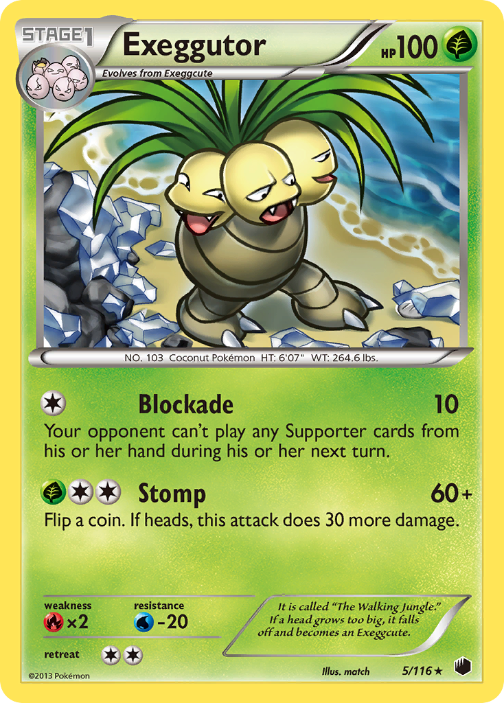 Exeggutor (5/116) [Black & White: Plasma Freeze] - Card Brawlers | Quebec | Canada | Yu-Gi-Oh!