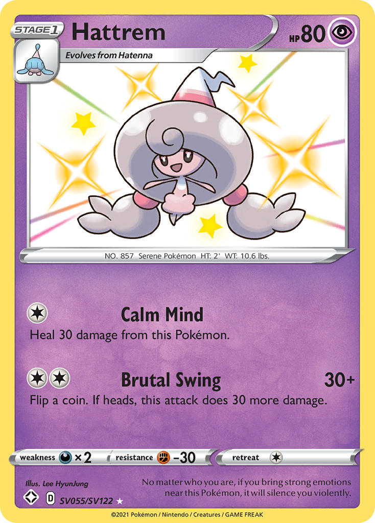 Hattrem (SV055/SV122) [Sword & Shield: Shining Fates] - Card Brawlers | Quebec | Canada | Yu-Gi-Oh!