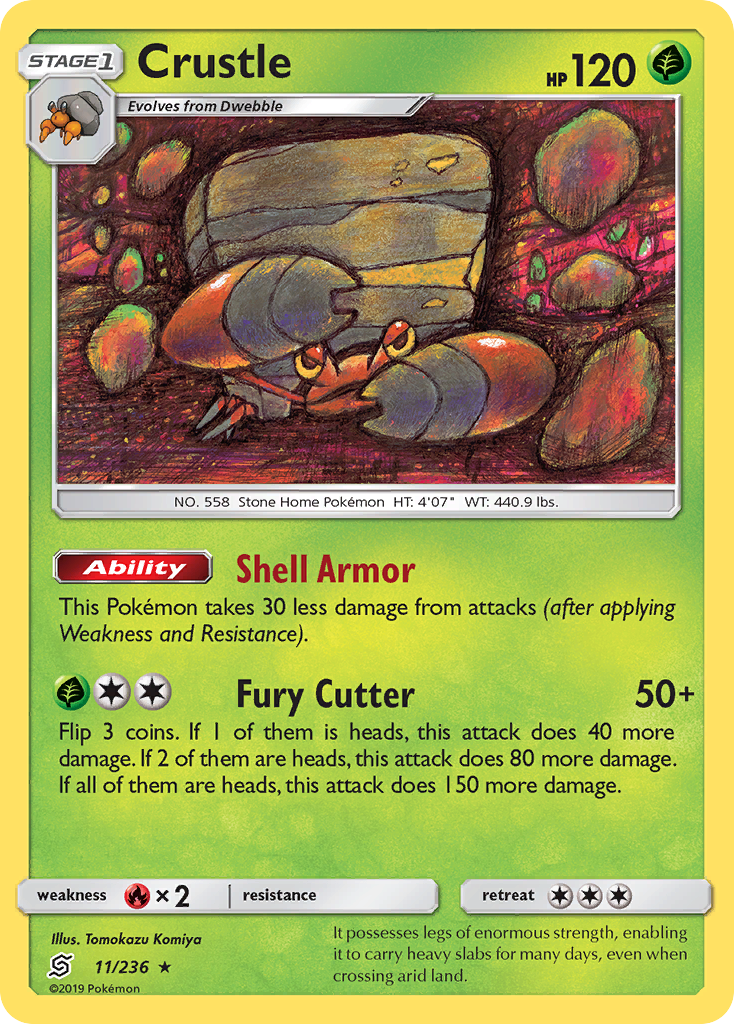 Crustle (11/236) [Sun & Moon: Unified Minds] - Card Brawlers | Quebec | Canada | Yu-Gi-Oh!
