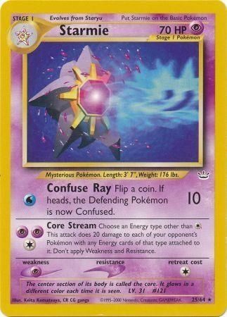 Starmie (25/64) [Neo Revelation Unlimited] - Card Brawlers | Quebec | Canada | Yu-Gi-Oh!