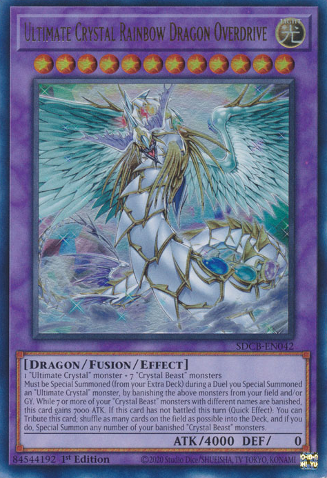 Ultimate Crystal Rainbow Dragon Overdrive [SDCB-EN042] Ultra Rare - Card Brawlers | Quebec | Canada | Yu-Gi-Oh!