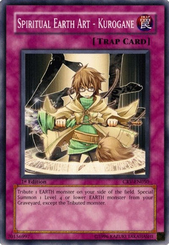 Spiritual Earth Art - Kurogane [CRV-EN050] Common - Yu-Gi-Oh! - Card Brawlers | Quebec | Canada |