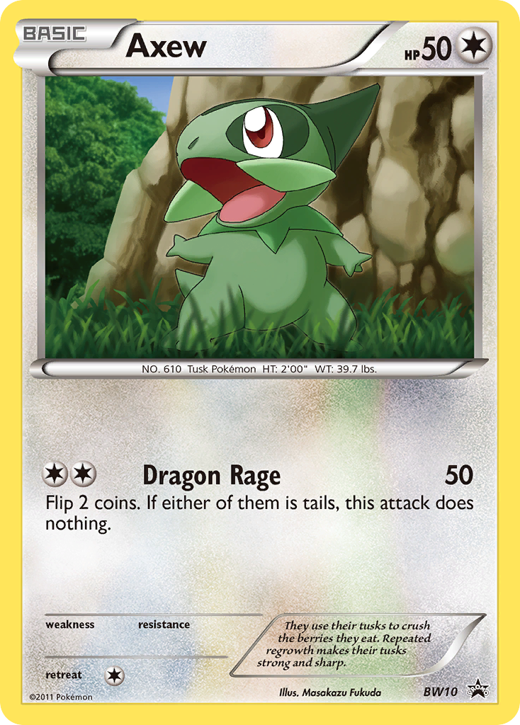 Axew (BW10) [Black & White: Black Star Promos] - Card Brawlers | Quebec | Canada | Yu-Gi-Oh!
