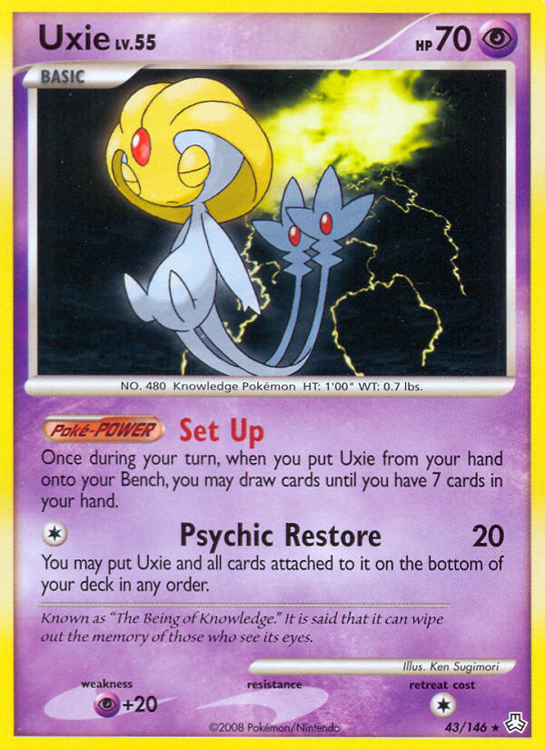 Uxie (43/146) [Diamond & Pearl: Legends Awakened] - Card Brawlers | Quebec | Canada | Yu-Gi-Oh!