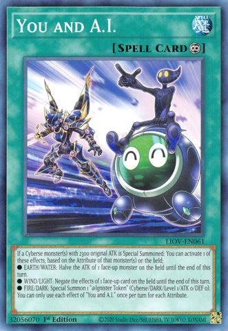 You and A.I. [LIOV-EN061] Common - Card Brawlers | Quebec | Canada | Yu-Gi-Oh!