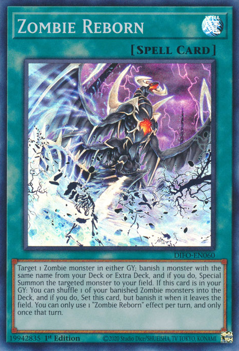 Zombie Reborn [DIFO-EN060] Super Rare - Card Brawlers | Quebec | Canada | Yu-Gi-Oh!