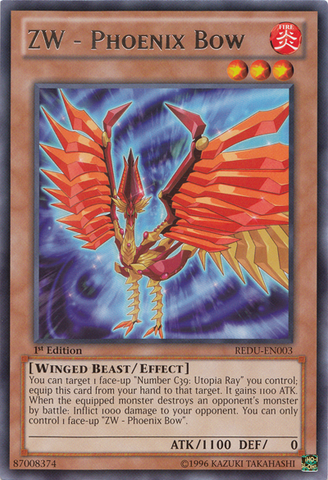 ZW - Phoenix Bow [REDU-EN003] Rare - Card Brawlers | Quebec | Canada | Yu-Gi-Oh!