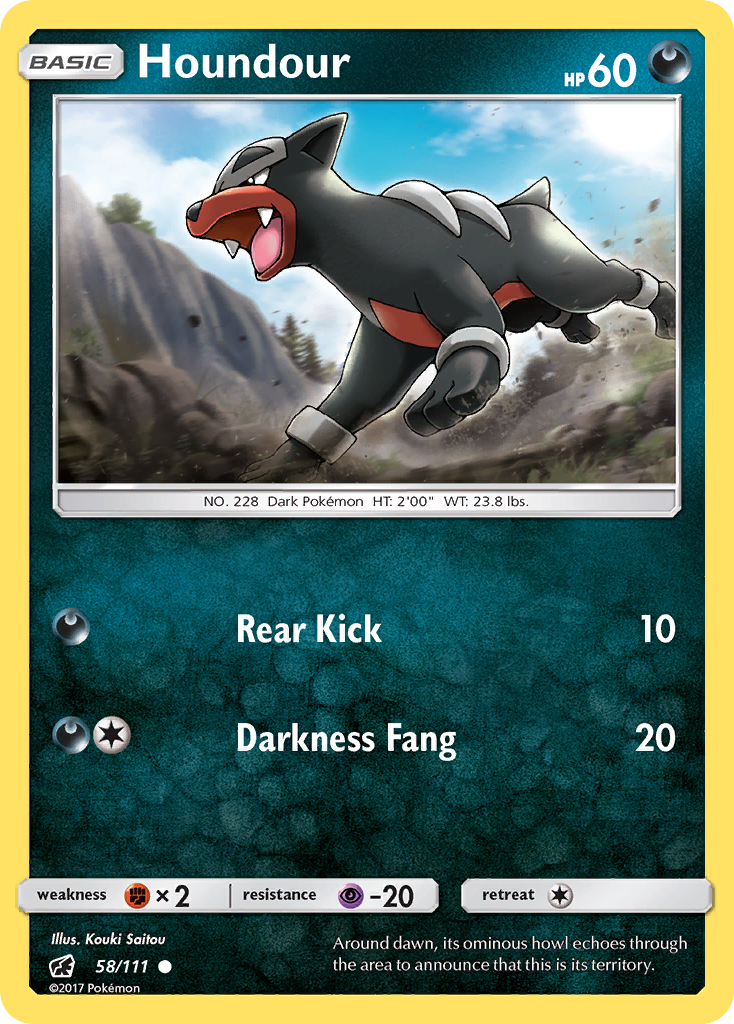 Houndour (58/111) [Sun & Moon: Crimson Invasion] - Card Brawlers | Quebec | Canada | Yu-Gi-Oh!
