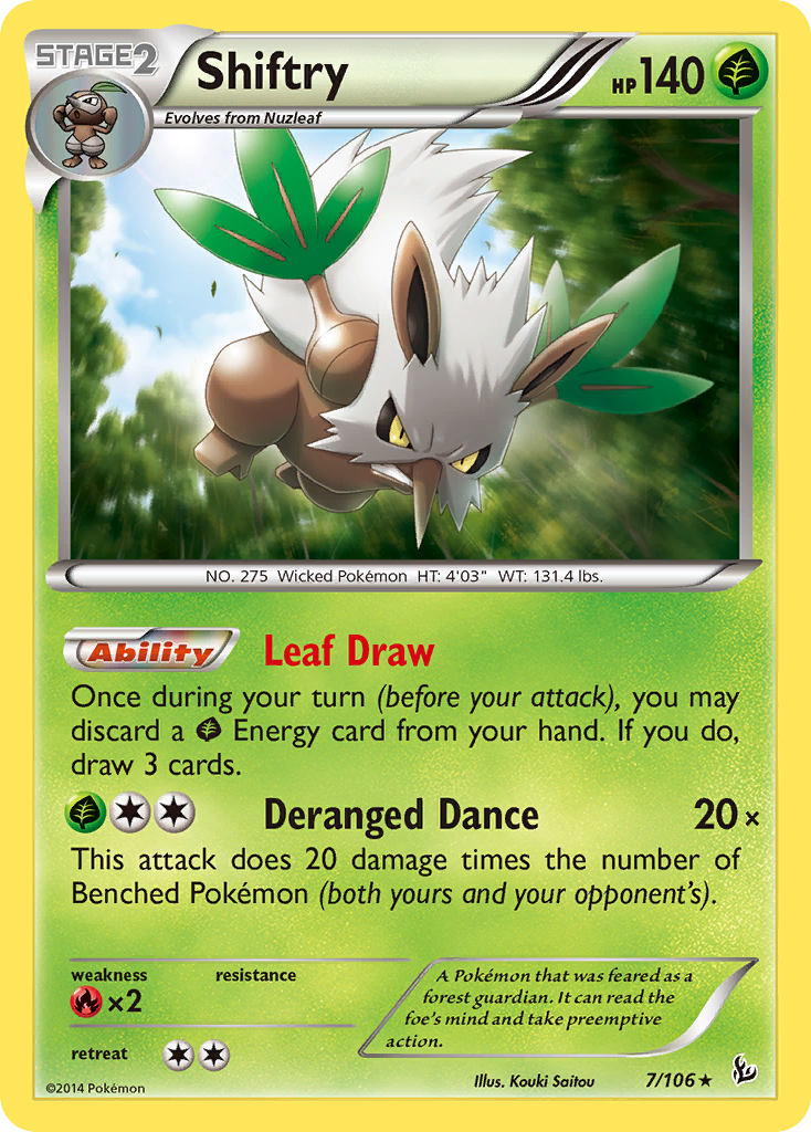 Shiftry (7/106) [XY: Flashfire] - Card Brawlers | Quebec | Canada | Yu-Gi-Oh!