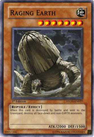 Raging Earth [STON-EN027] Common - Card Brawlers | Quebec | Canada | Yu-Gi-Oh!