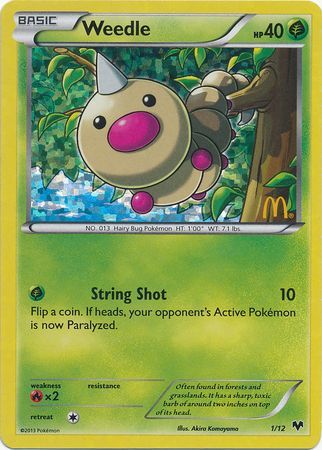 Weedle (1/12) [McDonald's Promos: 2014 Collection] - Card Brawlers | Quebec | Canada | Yu-Gi-Oh!