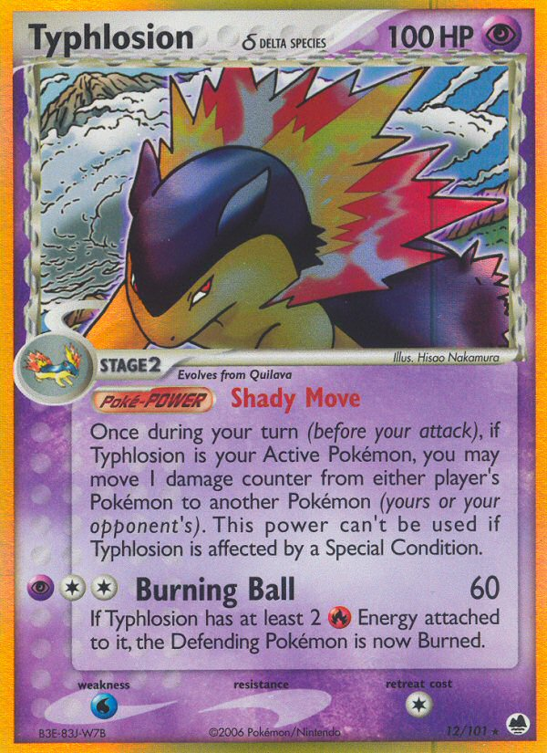 Typhlosion (12/101) (Delta Species) [EX: Dragon Frontiers] - Card Brawlers | Quebec | Canada | Yu-Gi-Oh!