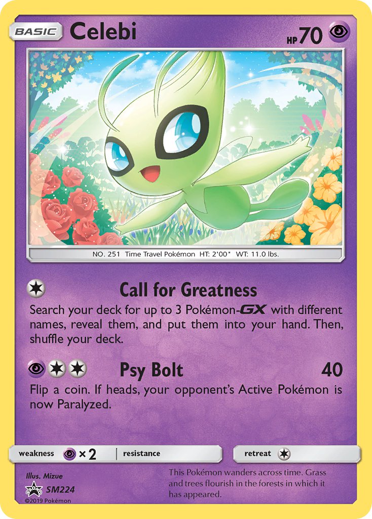 Celebi (SM224) [Sun & Moon: Black Star Promos] - Card Brawlers | Quebec | Canada | Yu-Gi-Oh!