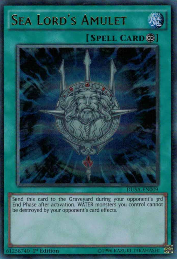 Sea Lord's Amulet [DUSA-EN009] Ultra Rare - Yu-Gi-Oh! - Card Brawlers | Quebec | Canada |