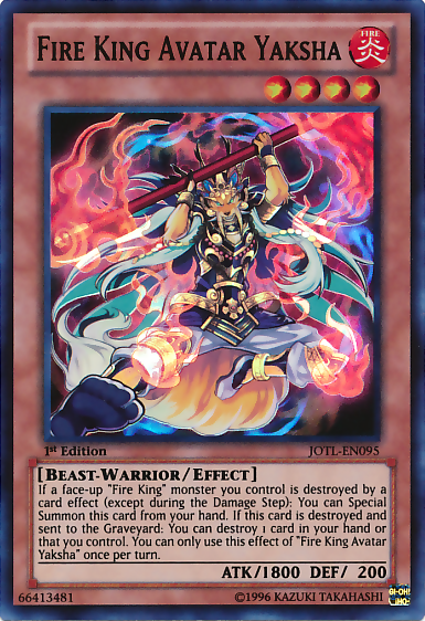 Fire King Avatar Yaksha [JOTL-EN095] Super Rare - Yu-Gi-Oh! - Card Brawlers | Quebec | Canada |