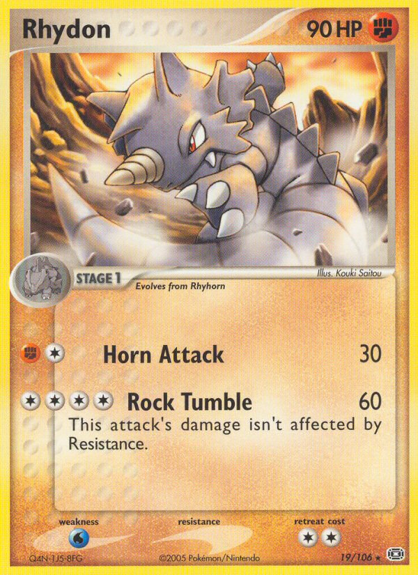 Rhydon (19/106) [EX: Emerald] - Card Brawlers | Quebec | Canada | Yu-Gi-Oh!