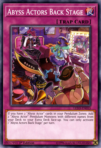 Abyss Actors Back Stage [LED3-EN055] Common - Card Brawlers | Quebec | Canada | Yu-Gi-Oh!