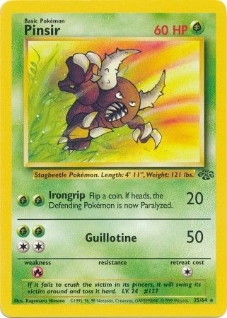 Pinsir (25/64) [Jungle Unlimited] - Card Brawlers | Quebec | Canada | Yu-Gi-Oh!