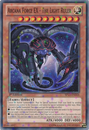 Arcana Force EX - The Light Ruler [SP13-EN044] Starfoil Rare - Card Brawlers | Quebec | Canada | Yu-Gi-Oh!