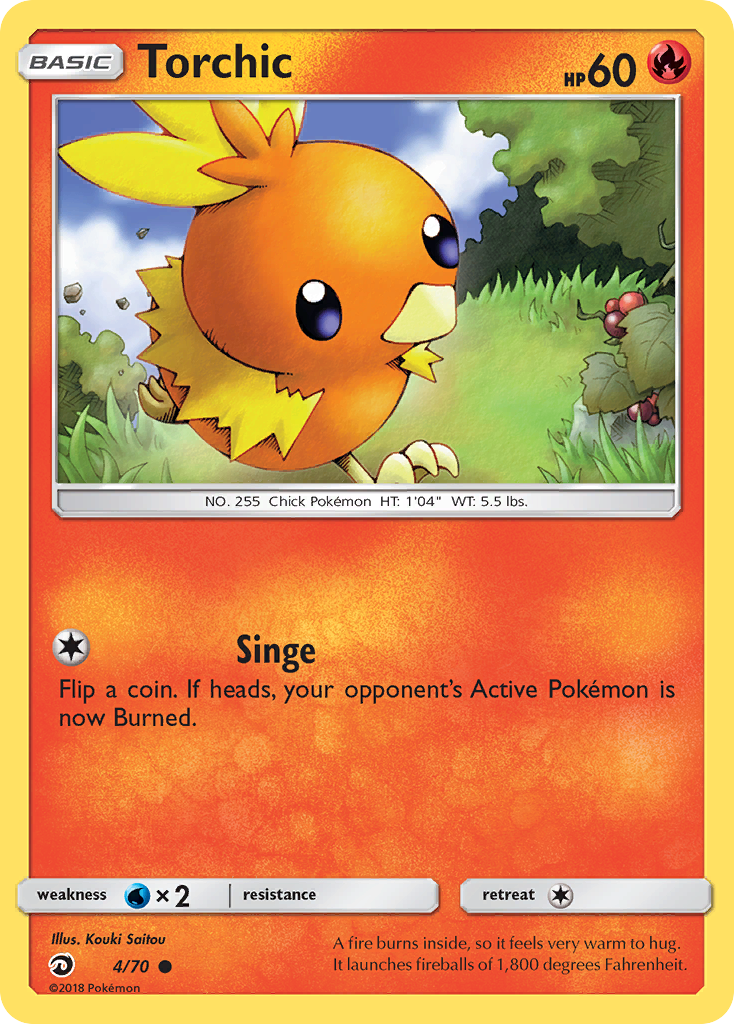 Torchic (4/70) [Sun & Moon: Dragon Majesty] - Card Brawlers | Quebec | Canada | Yu-Gi-Oh!