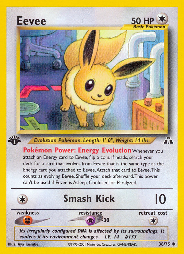 Eevee (38/75) [Neo Discovery 1st Edition] - Card Brawlers | Quebec | Canada | Yu-Gi-Oh!