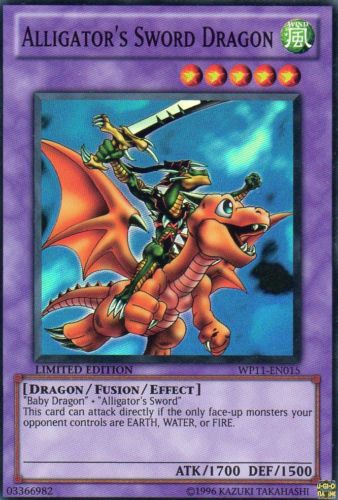 Alligator's Sword Dragon [WP11-EN015] Super Rare - Card Brawlers | Quebec | Canada | Yu-Gi-Oh!